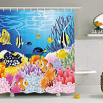 Shower Curtain Décor for Kids: Fishes, Coral Reefs, Sponges