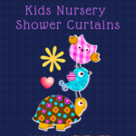 Best of Kids Nursery Shower Curtains Animal Themed Bath Set